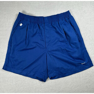 Vintage Nike Challenge Court Tennis Agassi Shorts Men’s Medium Snap Royal Blue